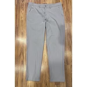 crz yoga mens pants gray 36w zippered Pockets.